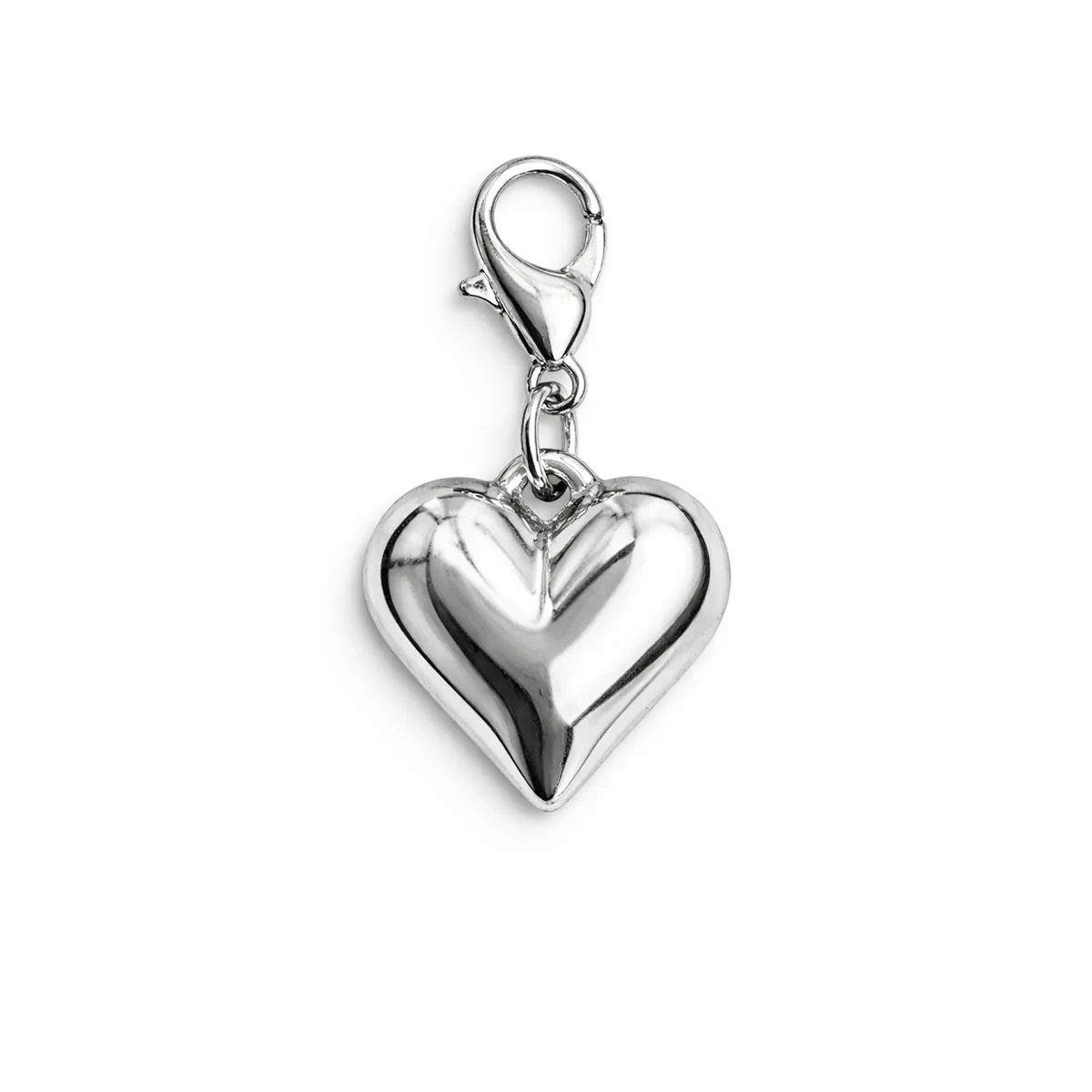 Silver Heart Charm - Image 2