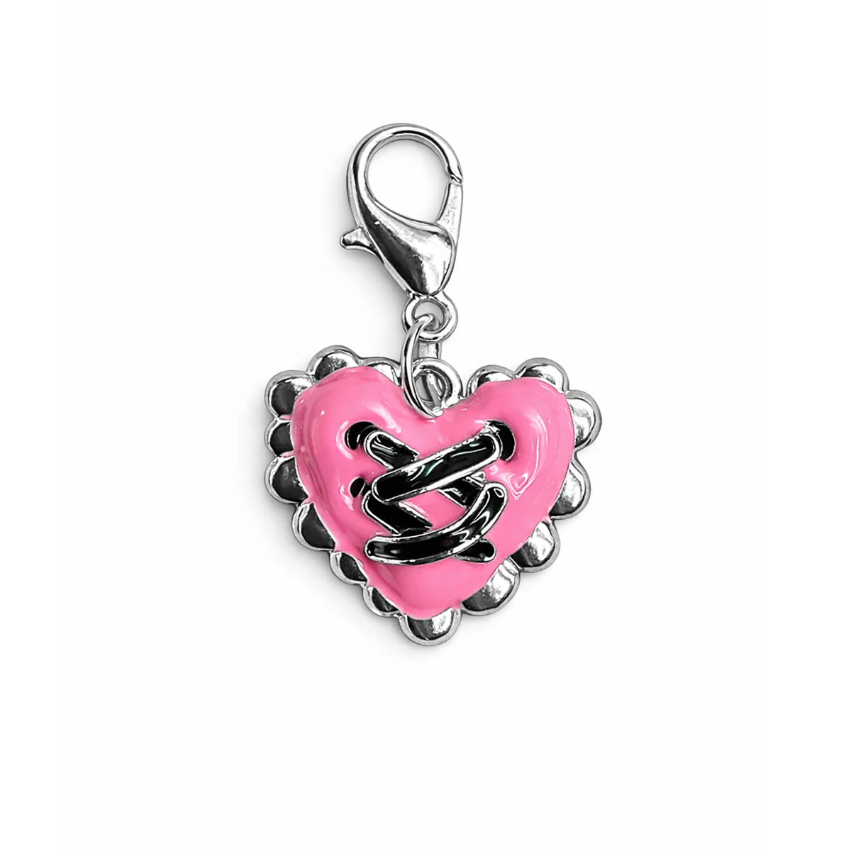 Pink Heart Charm - Image 2